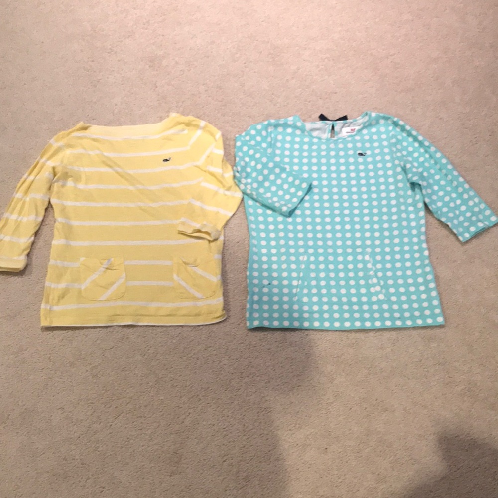 Vineyard vines girls tunic tops size 5-6.